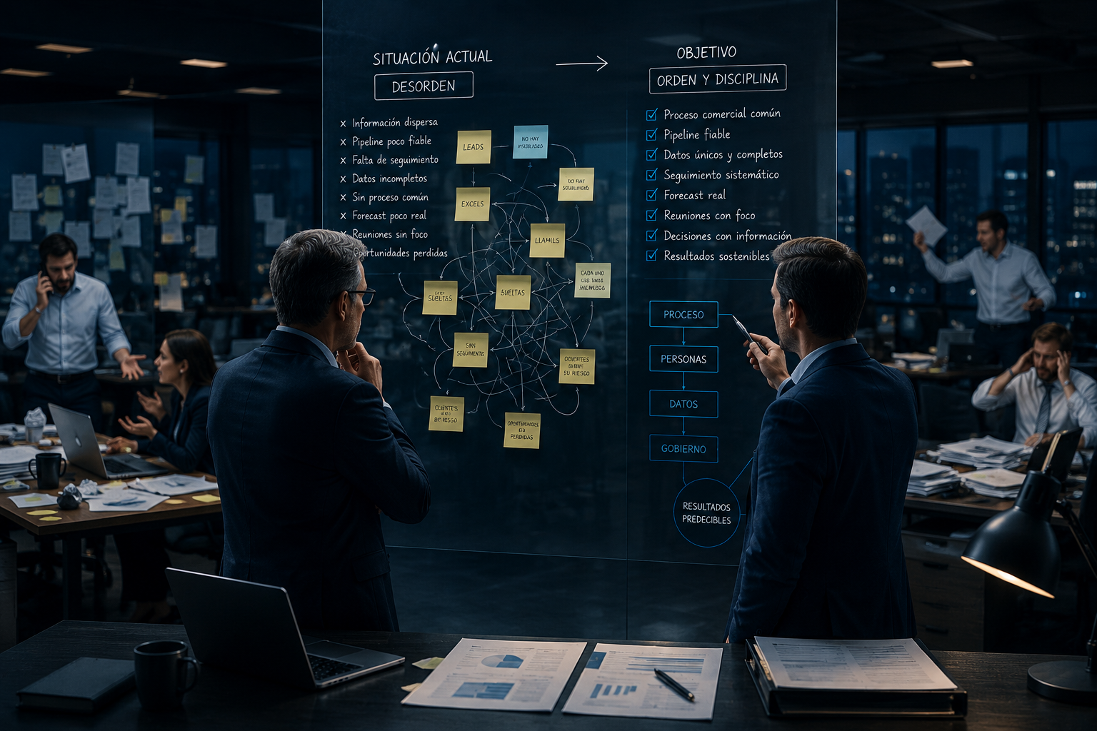 El CRM no arregla una mala disciplina comercial.