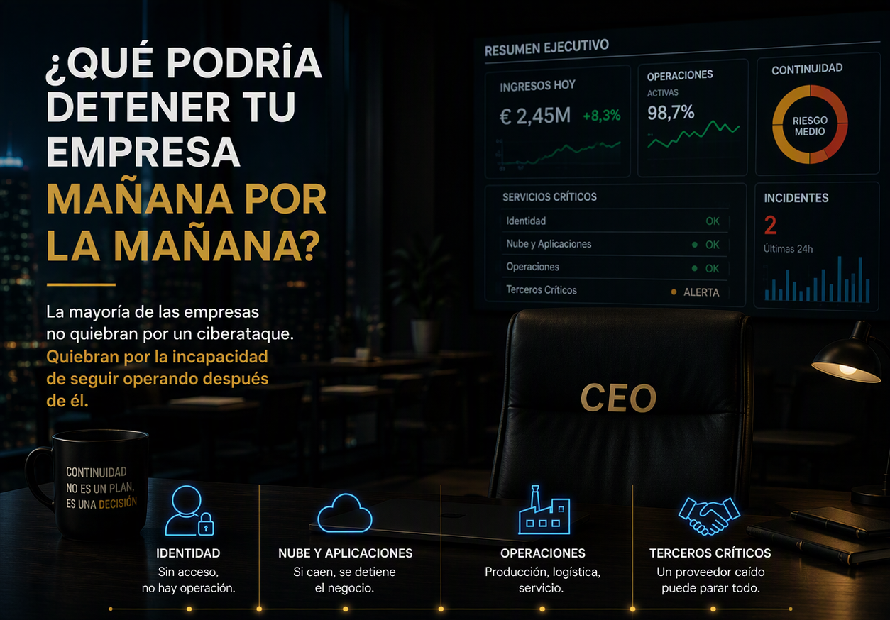 Ciberseguridad para CEOs: la pregunta que realmente importa