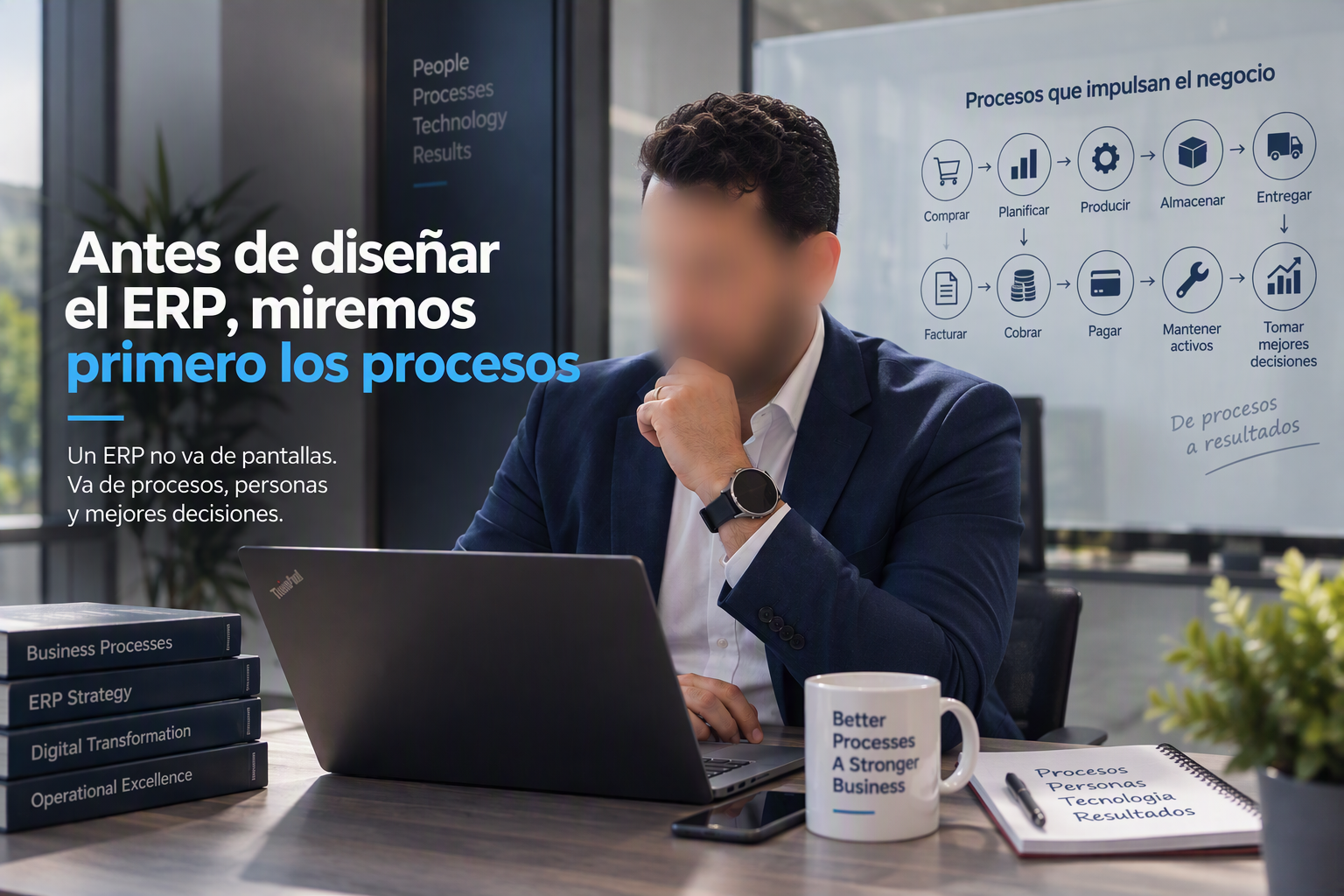 Antes de diseñar el ERP, miremos primero los procesos